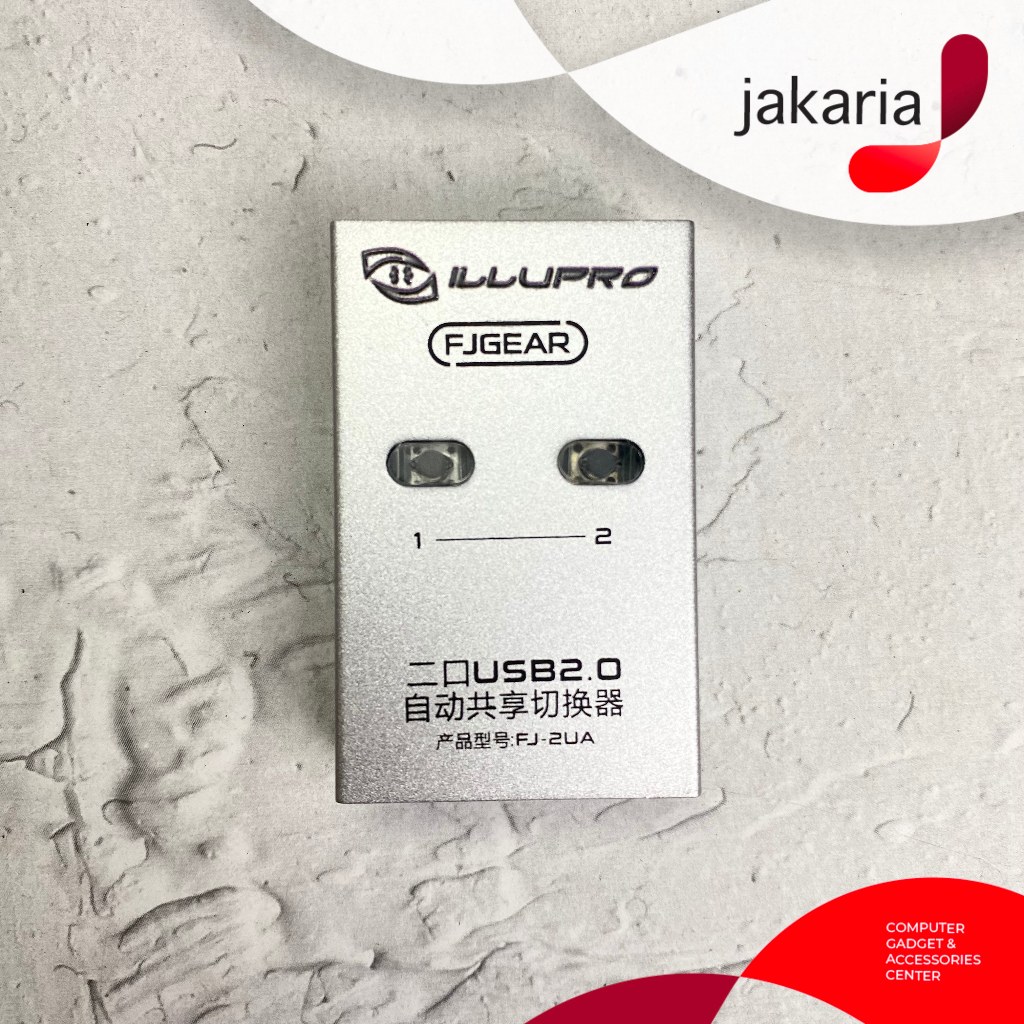 USB Data Switch Printer 2 Port Otomatis AUTO 1-2