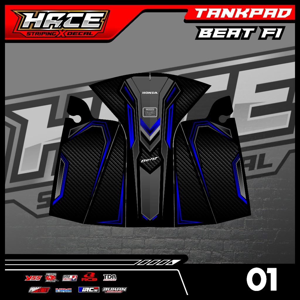 01 STICKER TANKPAD DASBOR BEAT FI - STIKER TANKPAD DASBOR BEAT FI