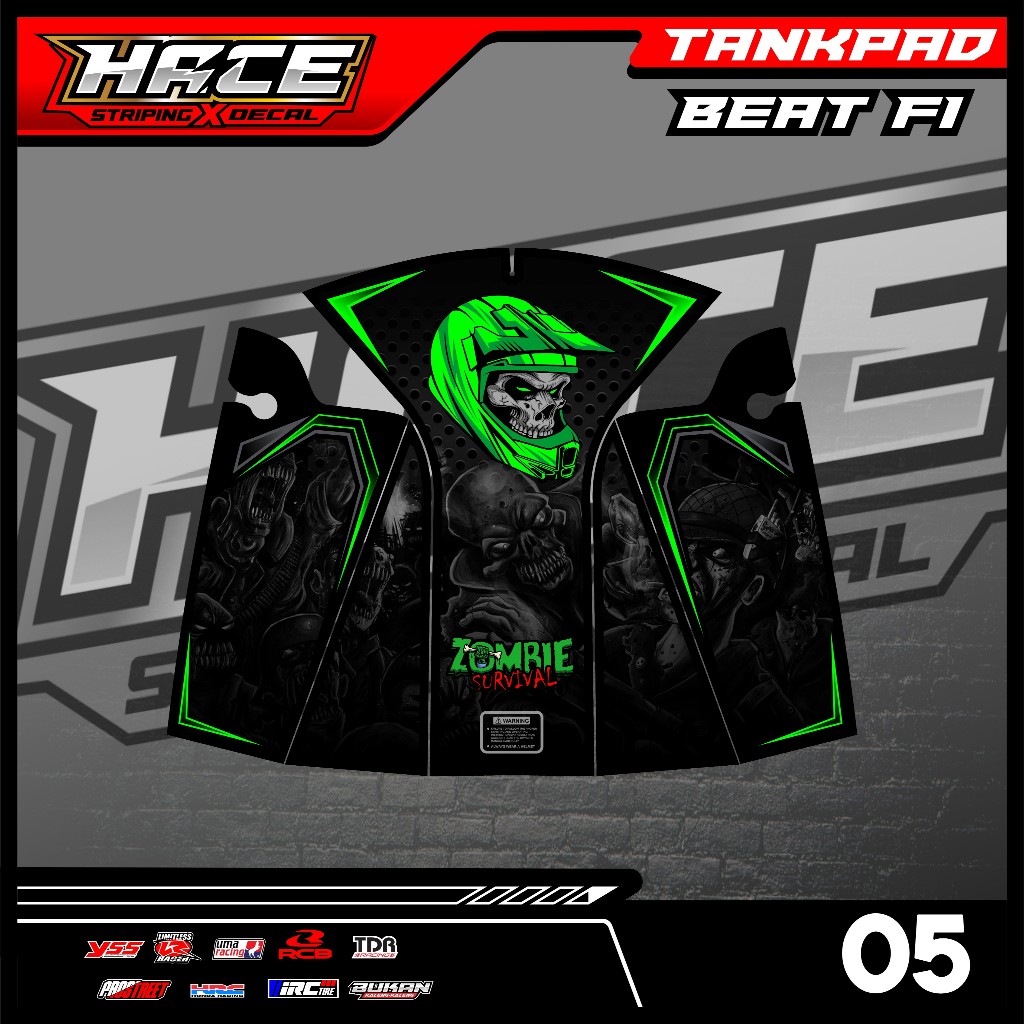 05 STICKER TANKPAD DASBOR BEAT FI - STIKER TANKPAD DASBOR BEAT FI