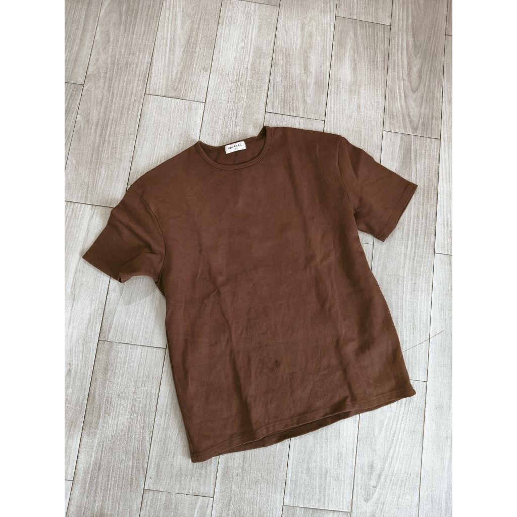 LATTE | PRELOVED BROWN TOP zavanas