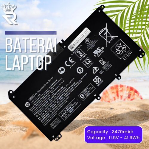 Baterai For Laptop HP 14s-FQ0011AU 14s-FQ0012AU 14s-FQ0020AU 14s-FQ0021AU HT03 HT03XL - Garansi