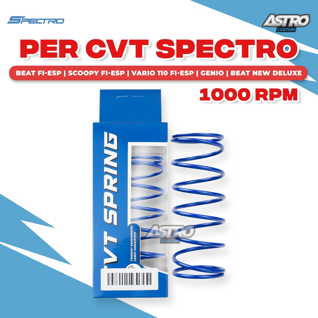 Spectro Per CVT 1000 RPM Beat Fi ESP Scoopy Fi ESP Genio Vario 110 Fi Beat Deluxe Genio CVT Racing