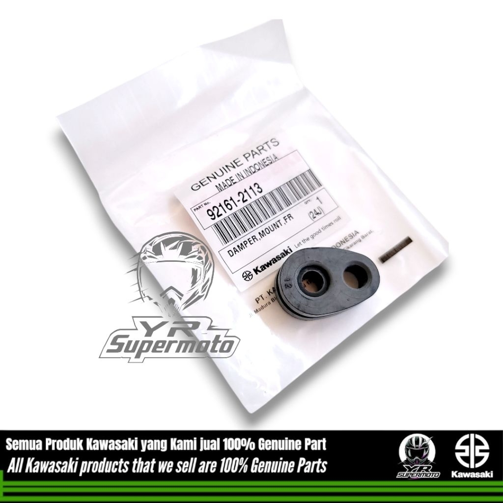 Karet Sein KLX Karet dudukan lampu sein KLX 150 Kawasaki 92161-2113