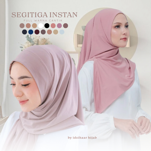Hijab Segitiga Instan Jersey Super Jilbab Instan Jersey Premium | Segitiga Instan Oval Jersey