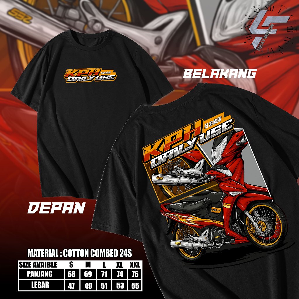Kaos KPH ENGINE- kph daily use-kaos racing-Kaos Distro Murah Premium