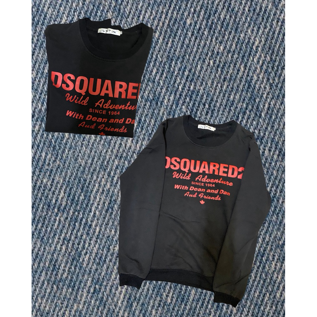 Crewneck cewe hitam #preloved