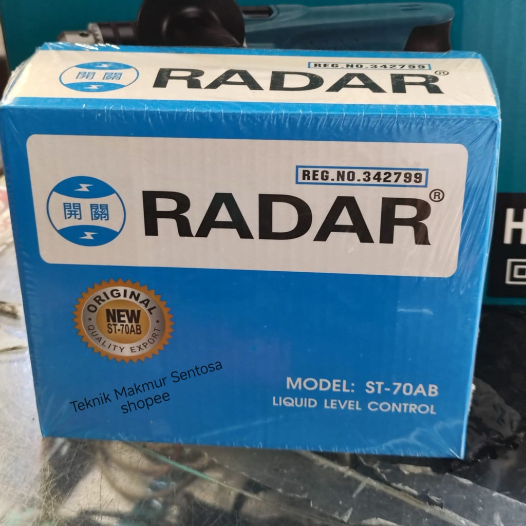 Pelampung air tangki toren radar tora taiwan otomatis / radar