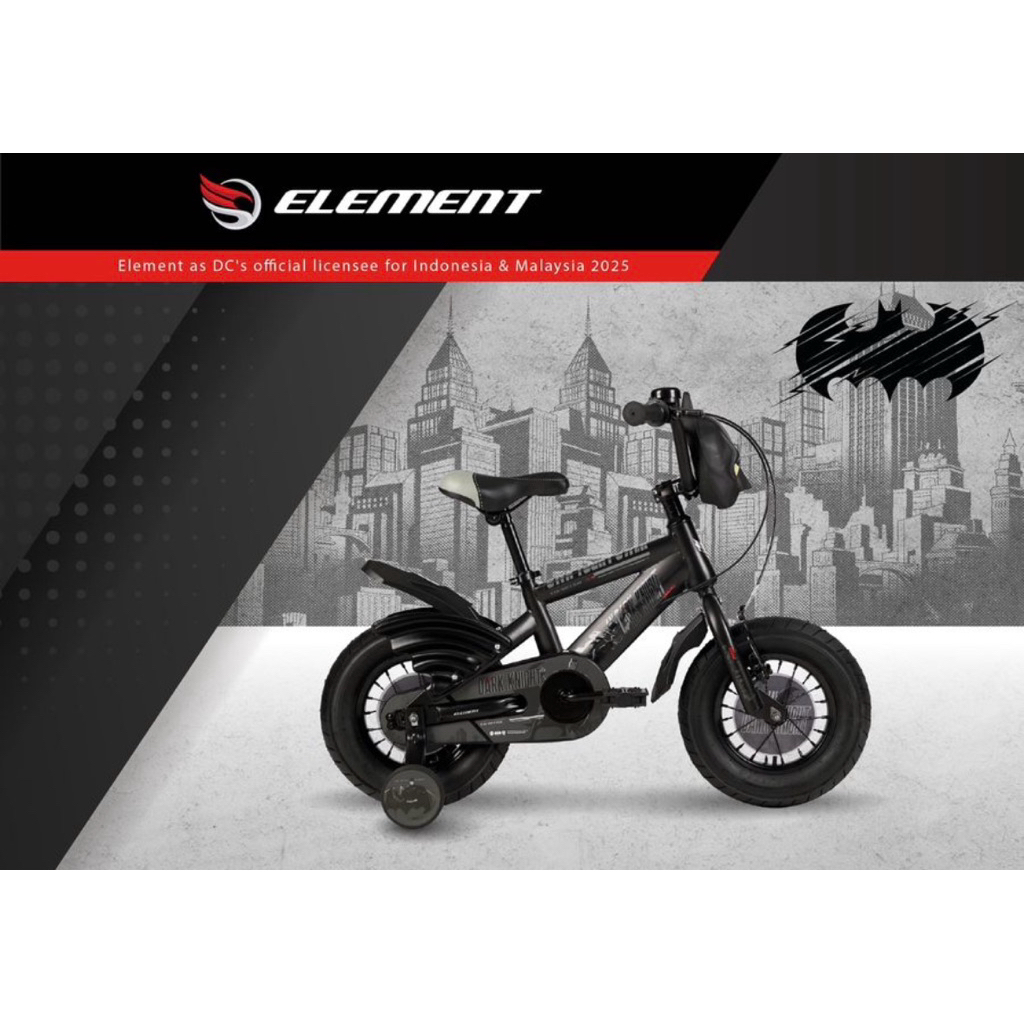 Sepeda Anak Batman 12 inch Element dan Pacific