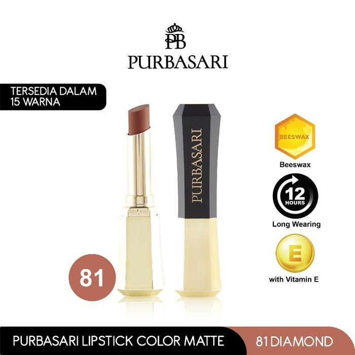 [PROMO] Purbasari Lipstik Color Matte [Kemasan Baru]/ purbasari lipstik matte