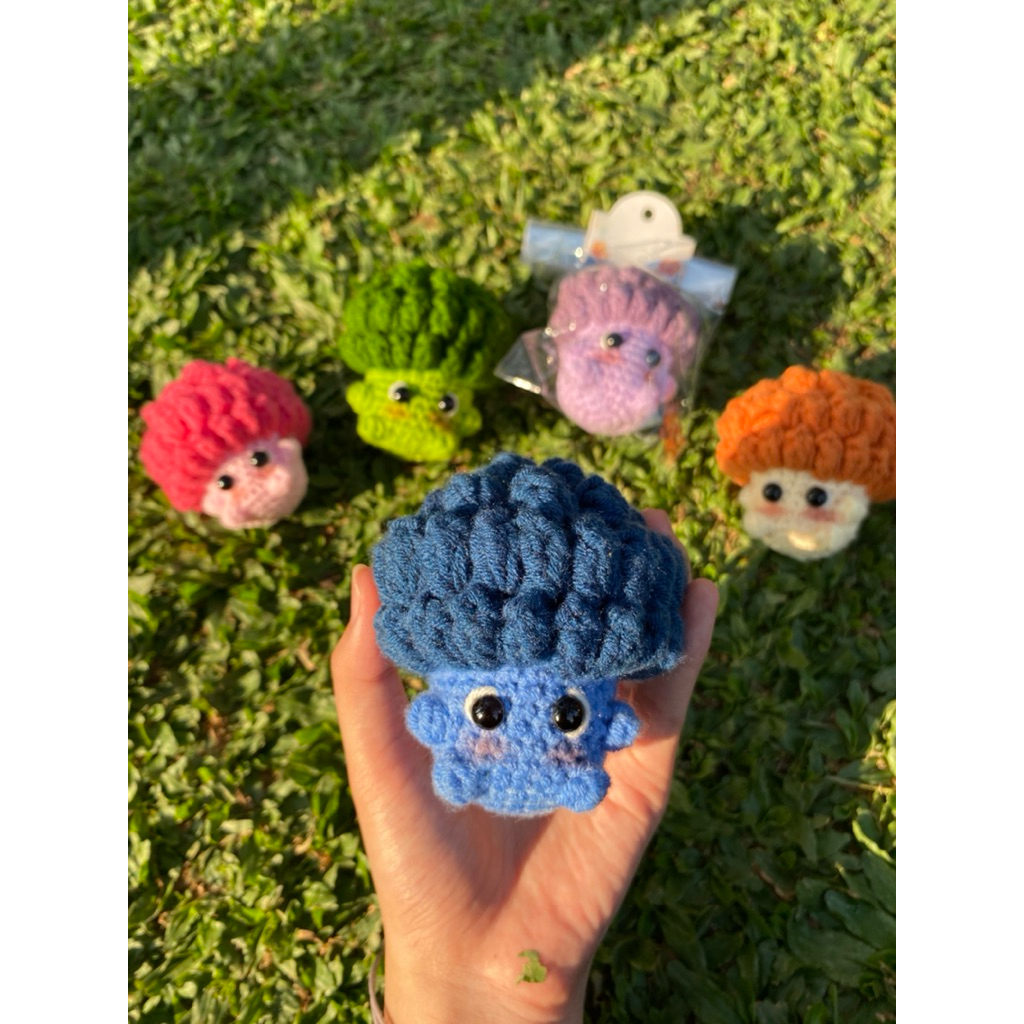 Keychain Brokoli/ Amigurumi brokoli/ gantungan kunci brokoli