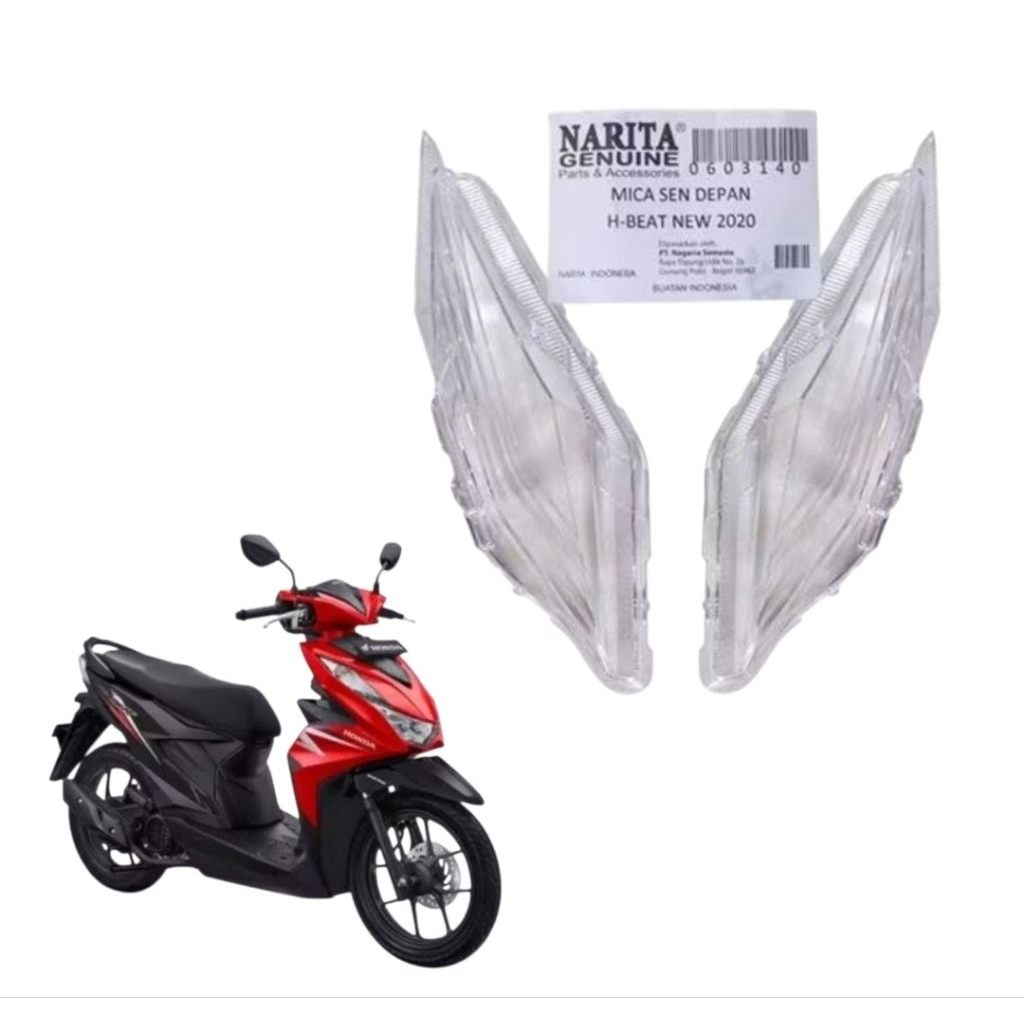 Kaca mika lampu sein sen kanan kiri Honda Beat New Led Deluxe Beat Street New Deluxe 2020 2021 2022