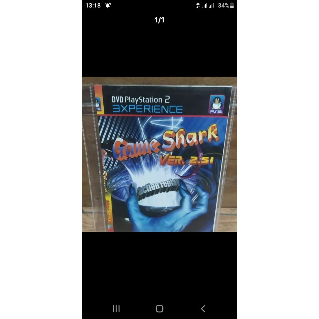 kaset ps2 / cd ps2 game shark ps2