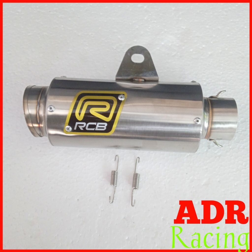 Slencer knalpot RCB/Tabung knalpot RCB Universal inlet 50mm