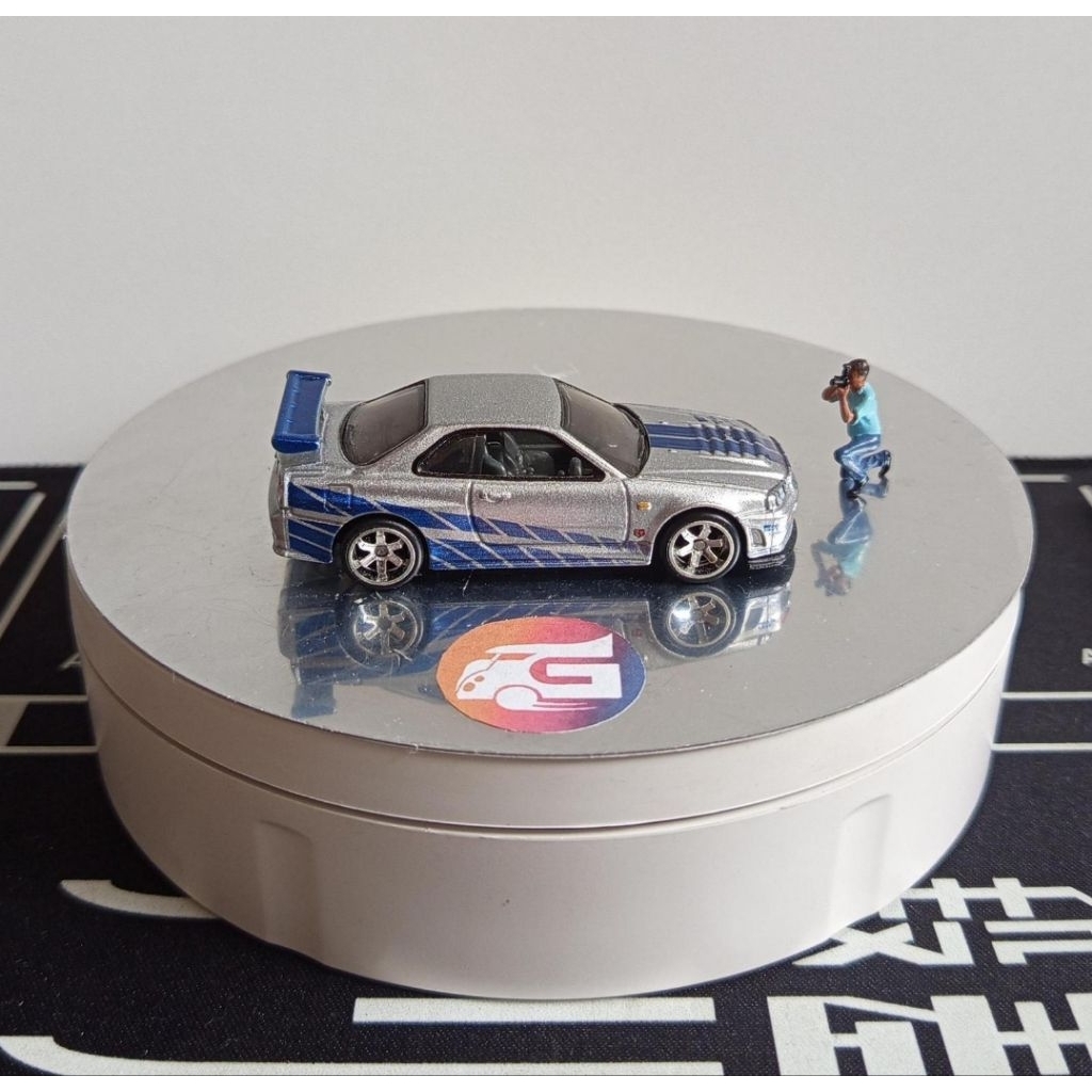 Hot wheels premium nissan skyline r34 fast furious loose from fast imports series