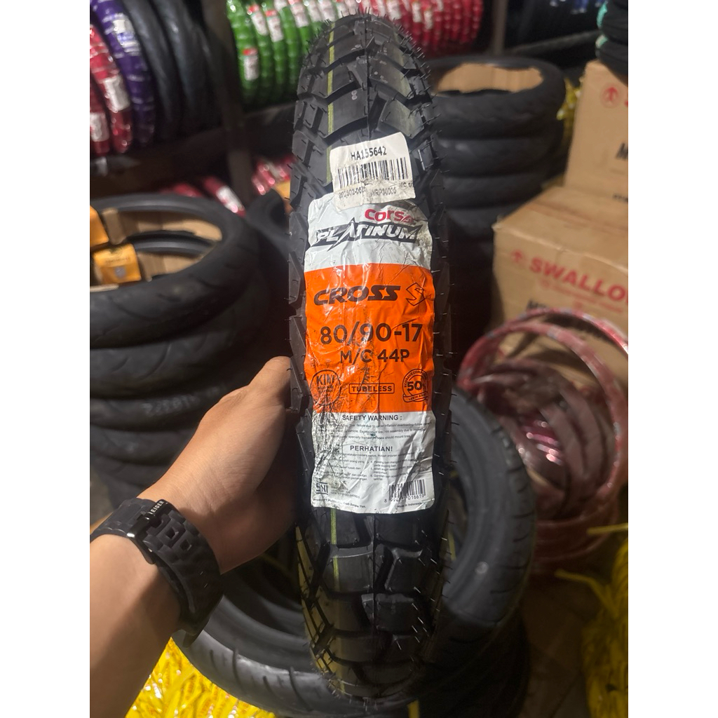 CORSA PLATINUM CROSS S 80/90 RING 17 TUBELESS
