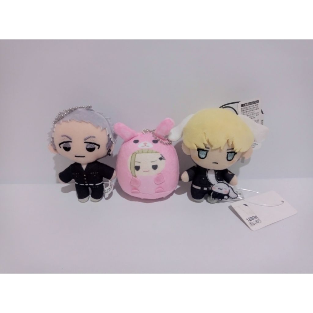 [Take All] Tokyo Revengers plush rubber keychain Mitsuya, Chifuyu, Draken