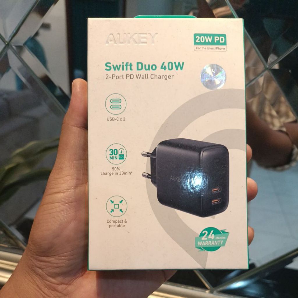 charger aukey 40 watt