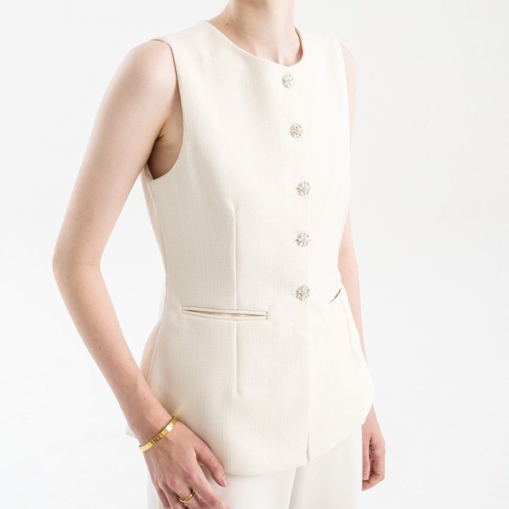 Shop at Maja — Noelle Tweed Vest