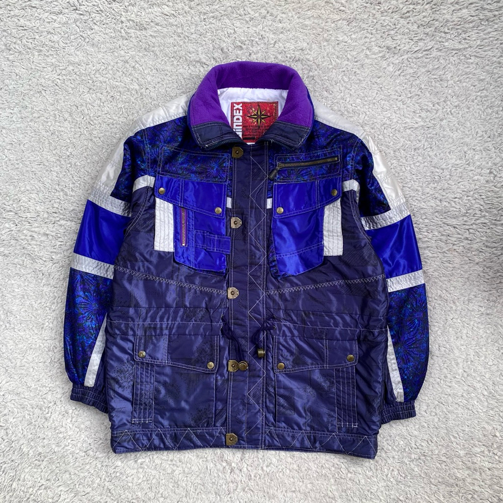 VINTAGE JACKET WINDEX - PRO SERIES HOLOGRAM BLUE TAME IMPALA - Vintage snowboard jacket - vintage sk