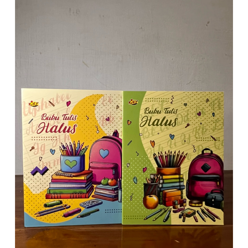 Buku tulis halus kasar KIKY 38 lembar perPACK isi 10 buku