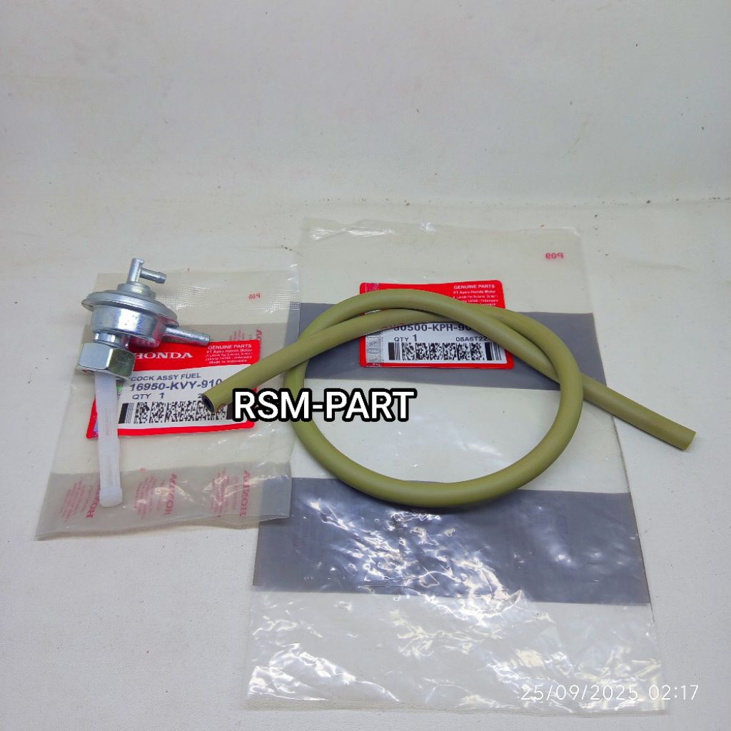 MEMBRAN BENSIN + SELANG KVY/KVB HONDA BEAT KARBU SCOOPY KARBU VARIO KARBU