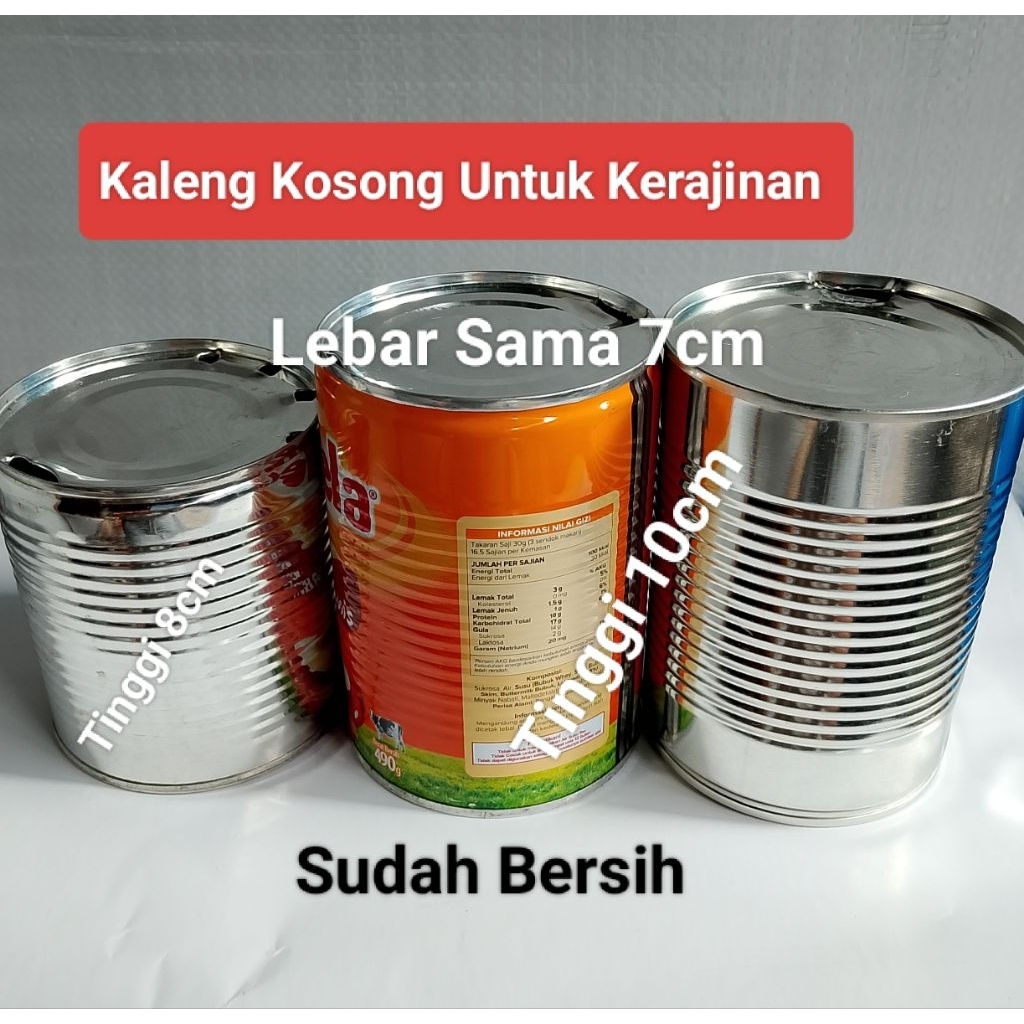 Kaleng Bekas Susu Murah Dan Bersih Untuk Kerajinan/Kreatif