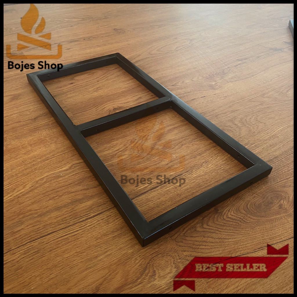 frame rangka besi penyangga rak dinding hollow kotak / besi penyangga rak dinding hollow lebar 20cm