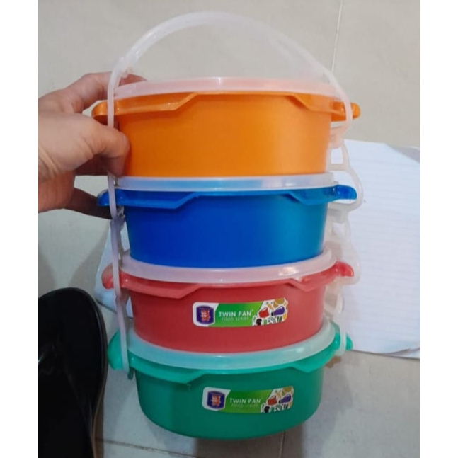 [TWIN PAN] RANTANG PLASTIK BULAT WARNA WARNI