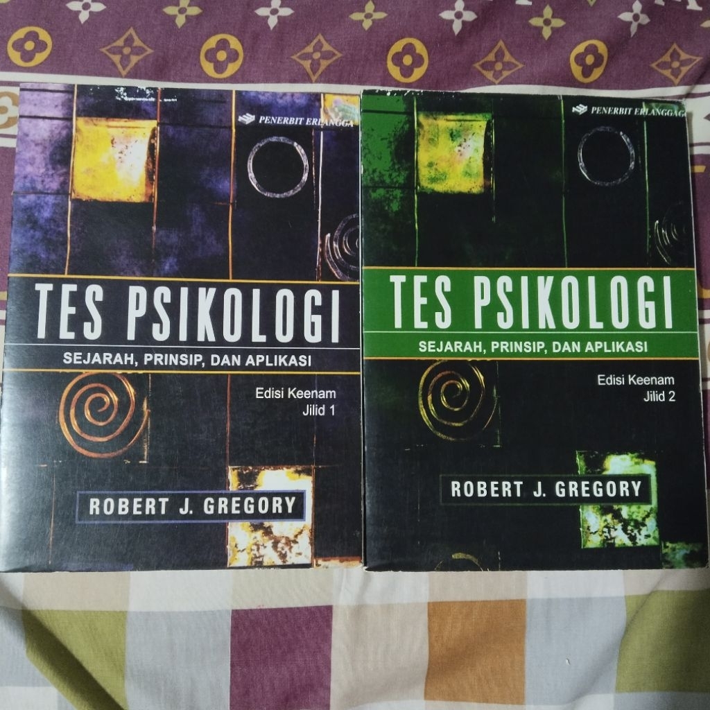 PAKET BUKU TES PSIKOLOGI SEJARAH, PRINSIP, DAN APLIKASI JILID 1 DAN 2 ROBERT J. GREGORY