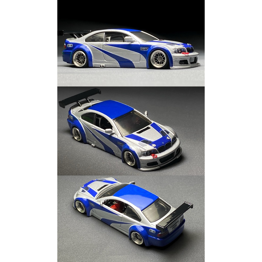 Hot wheels Premium BMW M3 E46 Custom razor mostwanted most wanted