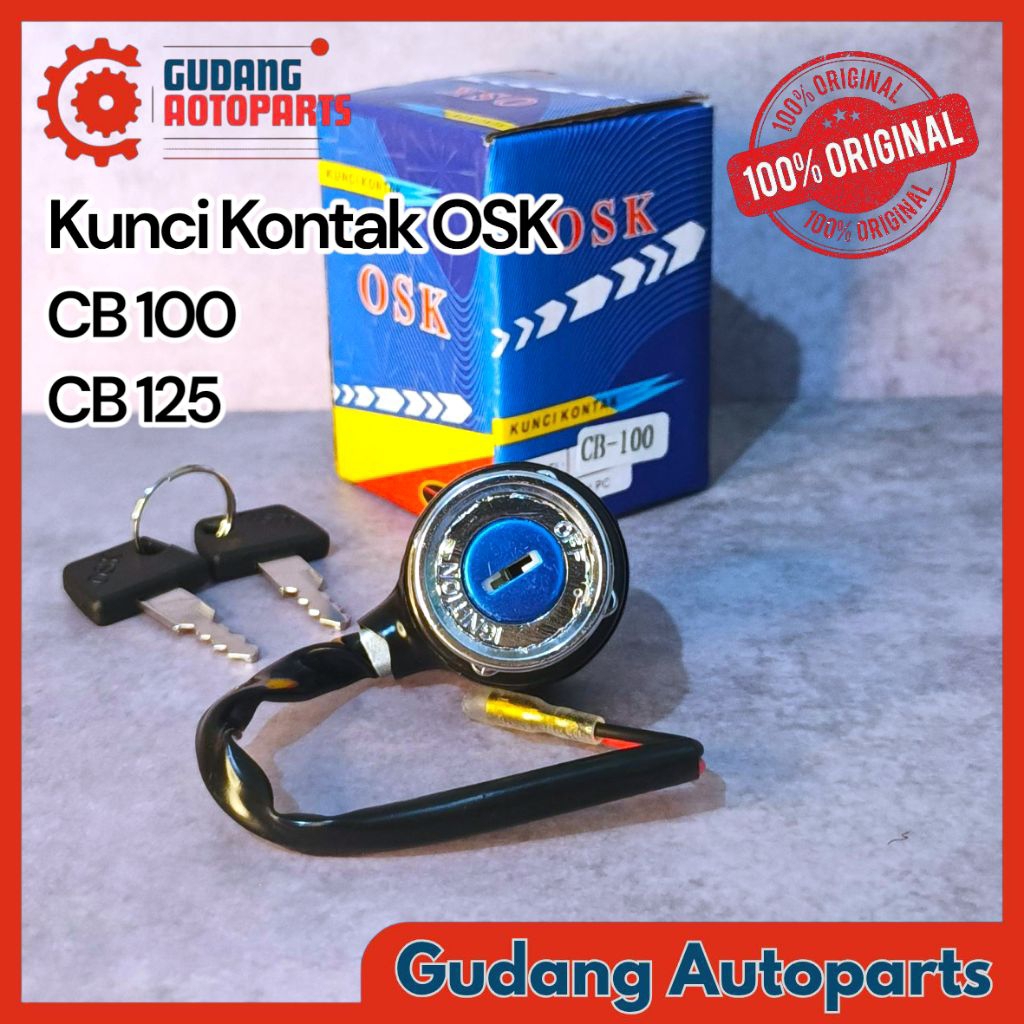 Kunci Kontak Motor CB100 / CB125 / CB OSK Asli Original