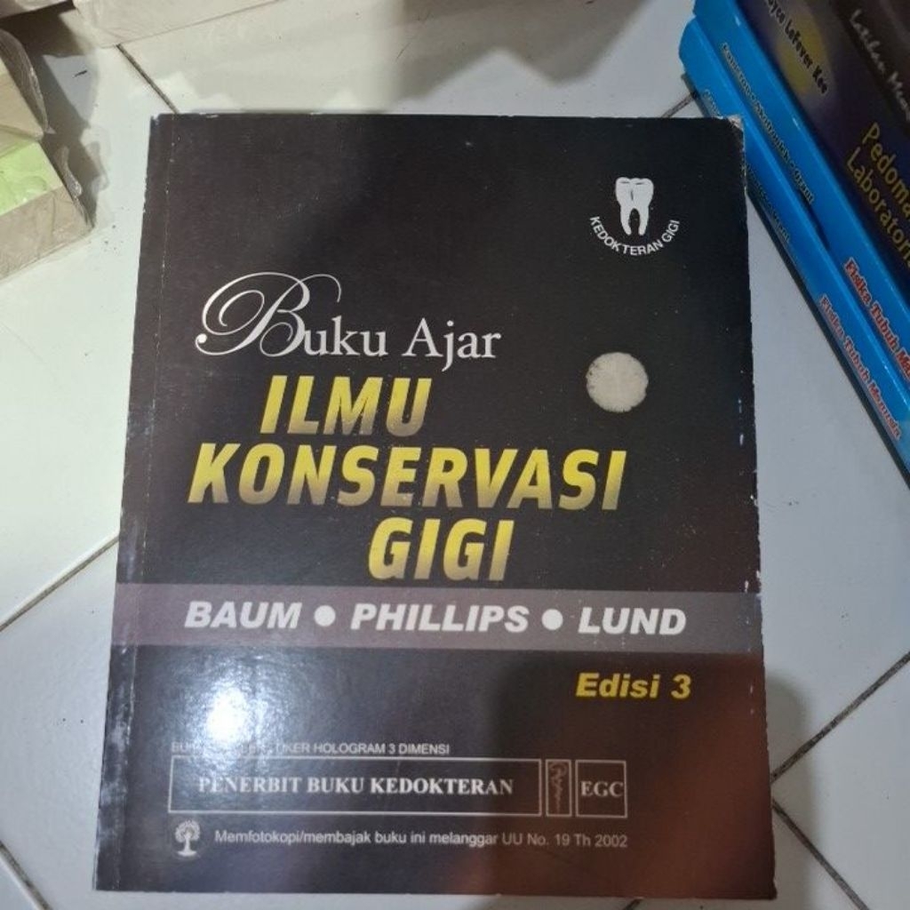 buku ajar ilmu konservasi gigi baum edisi 3