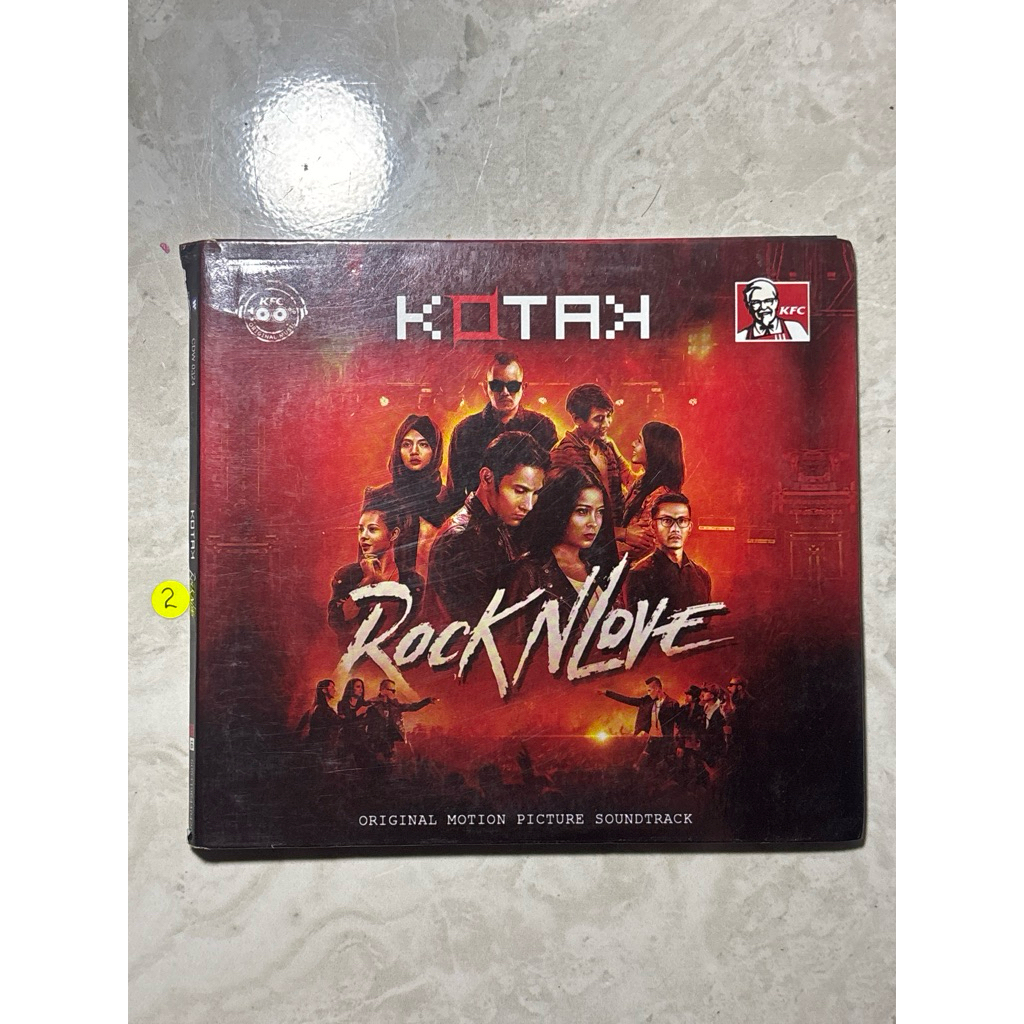 CD ALBUM KOTAK BAND ROCK N LOVE ORIGINAL