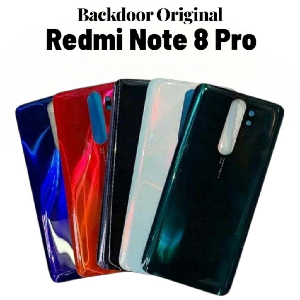 Backdoor Tutup Belakang Redmi Note 8 Pro Original
