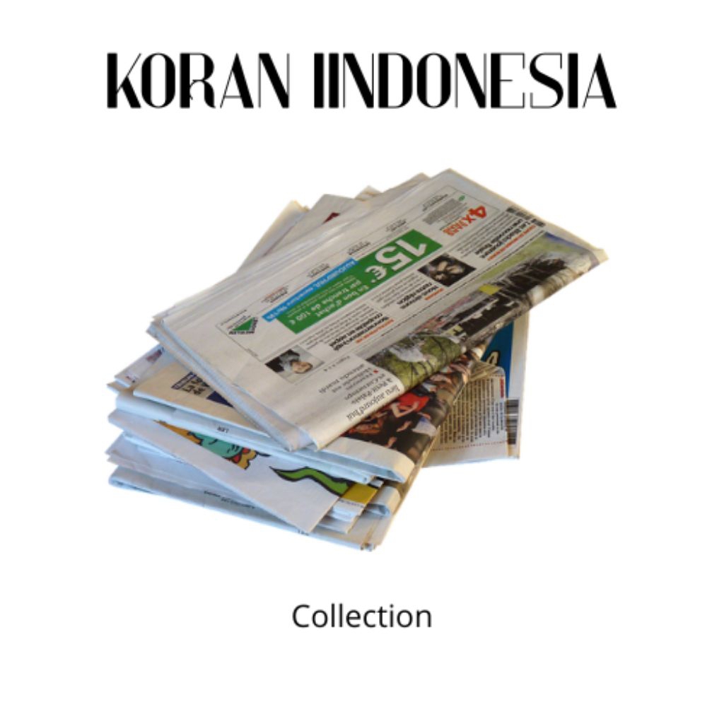 koran lokal perikat bersih koran kerajinan