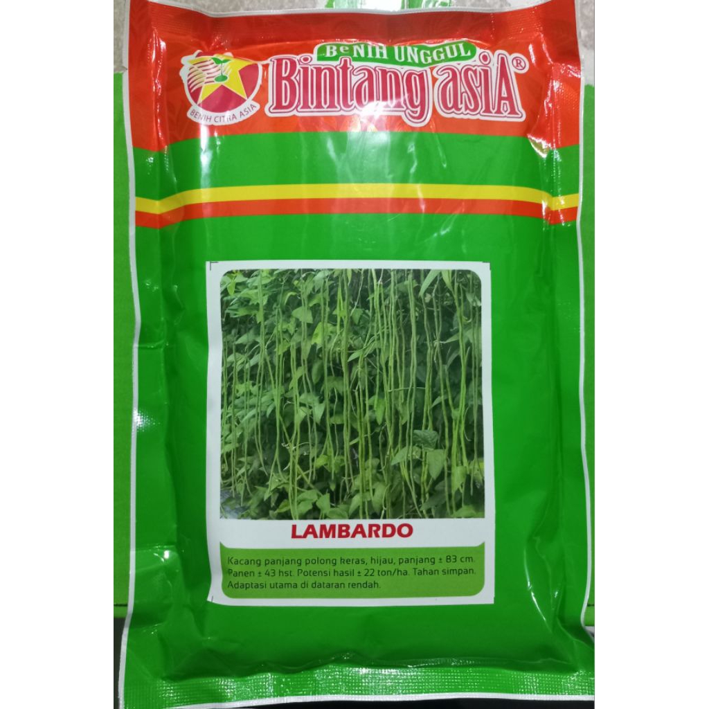 Benih Kacang Panjang LAMBARDO 500 Gram Bintang Asia