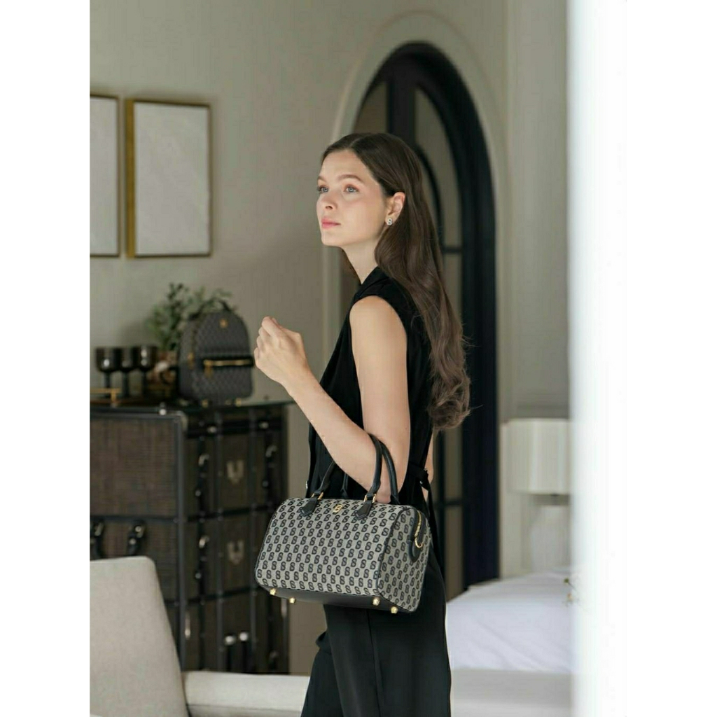 Monogram Hand Bag Buttonscarves