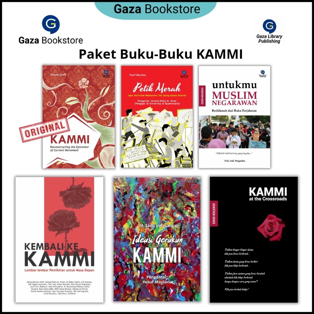 Paket Buku-Buku KAMMI l KAMMI Reconstructing l Petik Merah l Untukmu Muslim Negarawan l Kembali Ke K