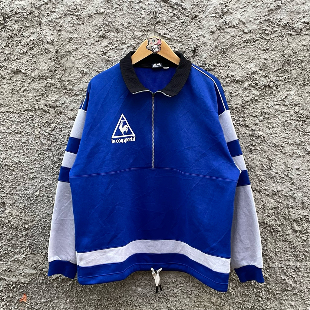 Jacket Tracktop Vintage Le Coq Sportif Big Logo (Size XL)