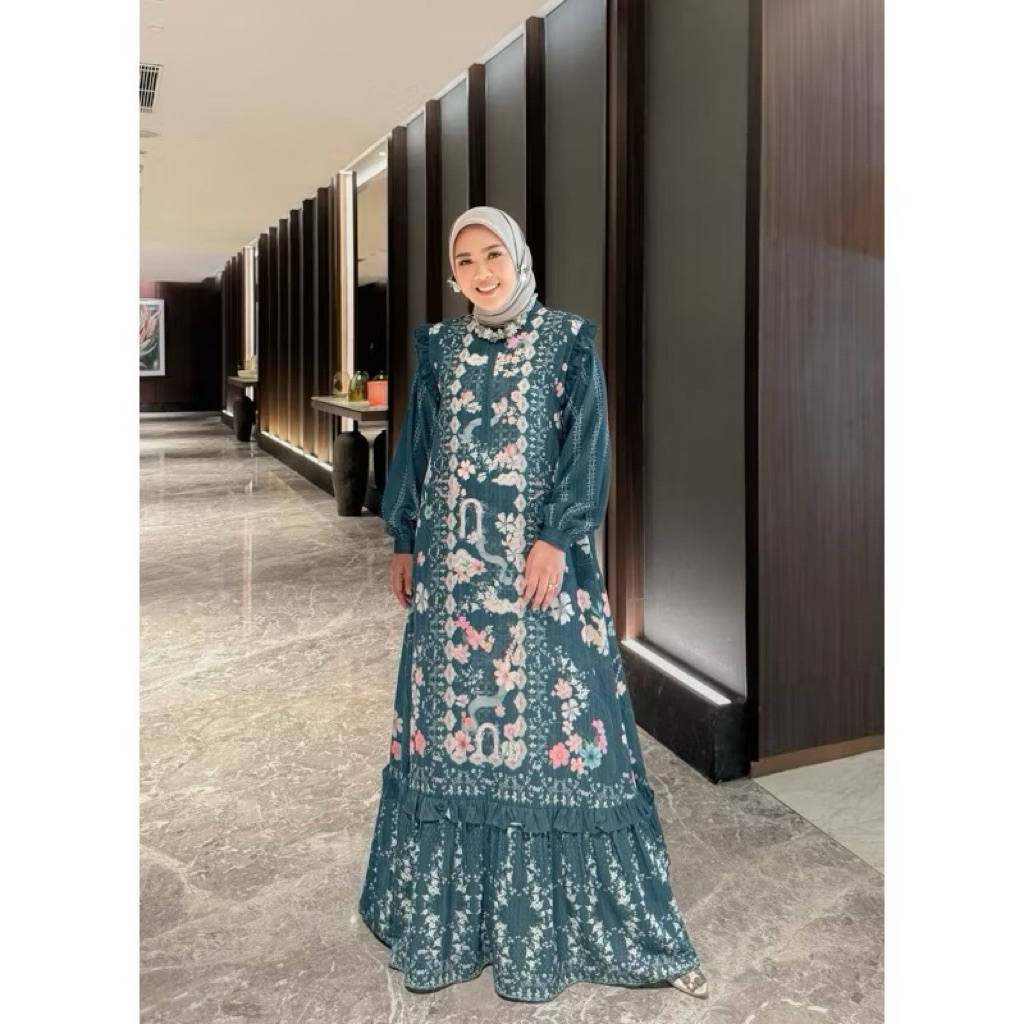 Anamika Dress Kienka [Gamis Printed Wanita]