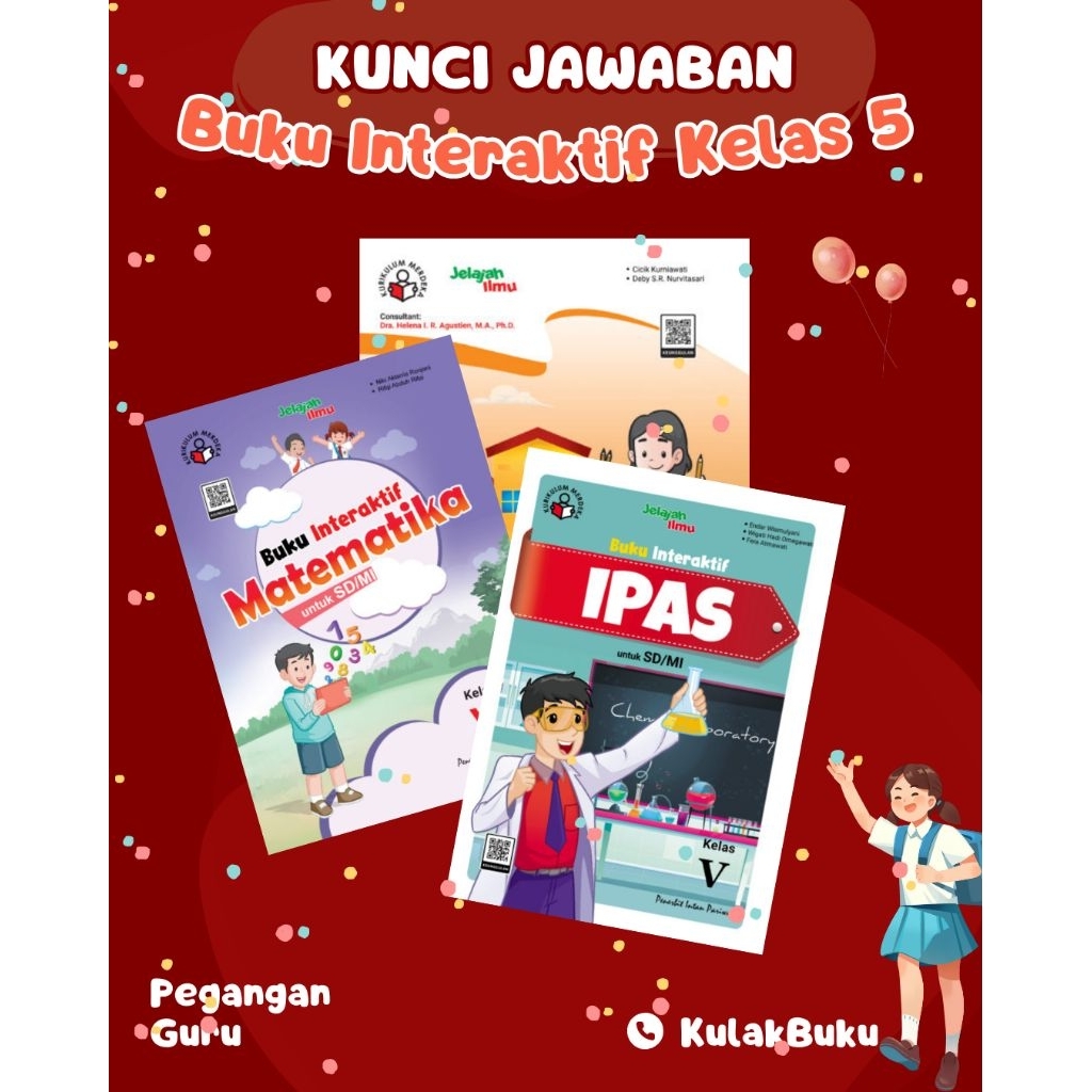 Buku Kunci Jawaban Pegangan Guru Paket Interaktif Kelas 5 Kurikulum Merdeka Intan Pariwara