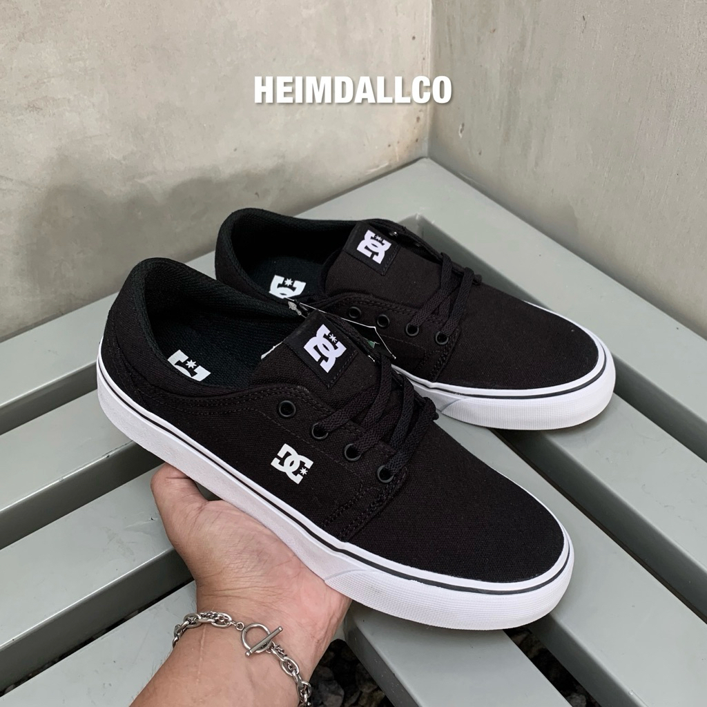 DC Shoes Trase Tx Black White Original Resmi