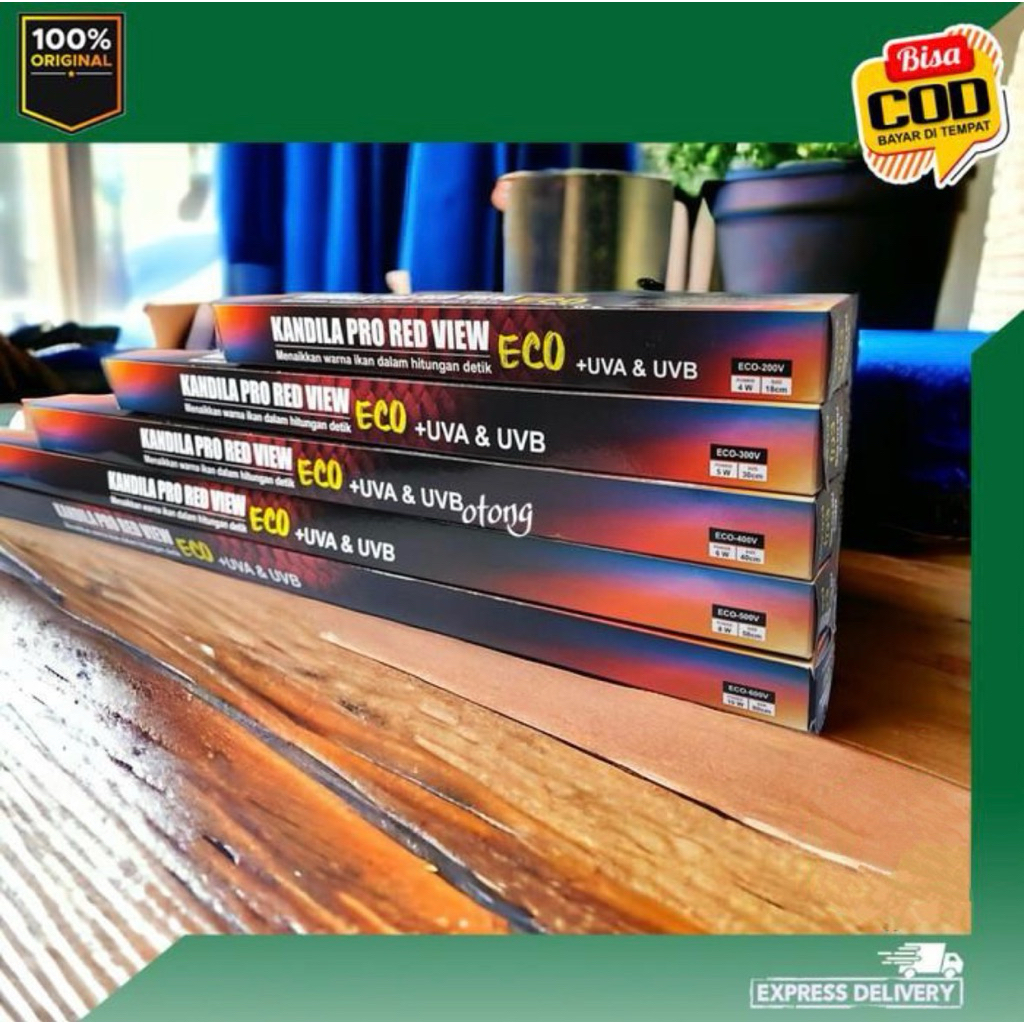 Kandila PRO RED VIEW ECO Lampu Led Celup Aquarium eco 200 20cm