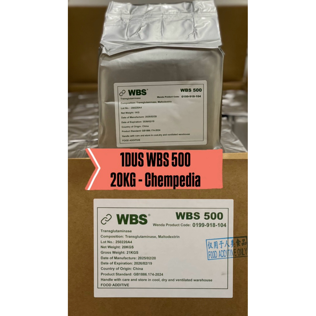 WBS 500 1Dus - 20kg kemasan original