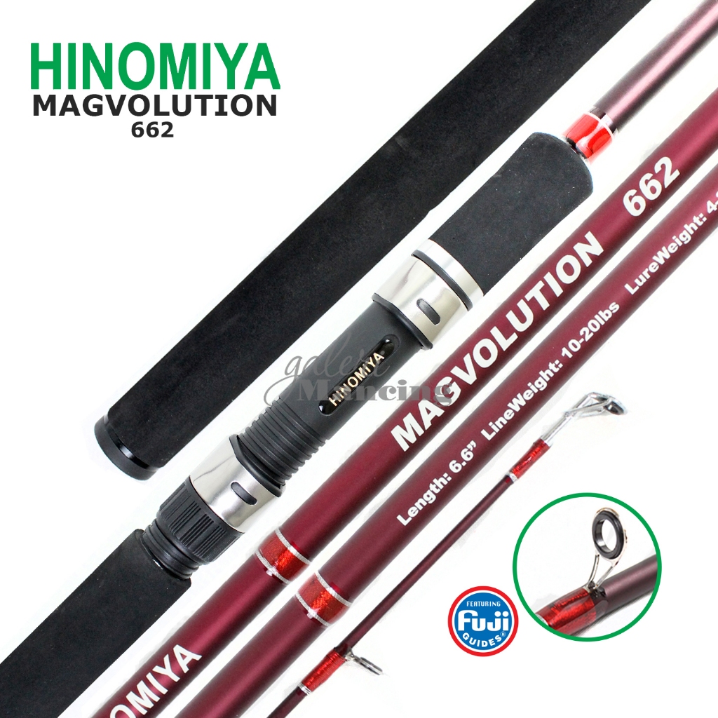 Joran Hinomiya Magvolution 198 s/d 274cm | Fuji Ring Guides | Spinning | Galeri Mancing