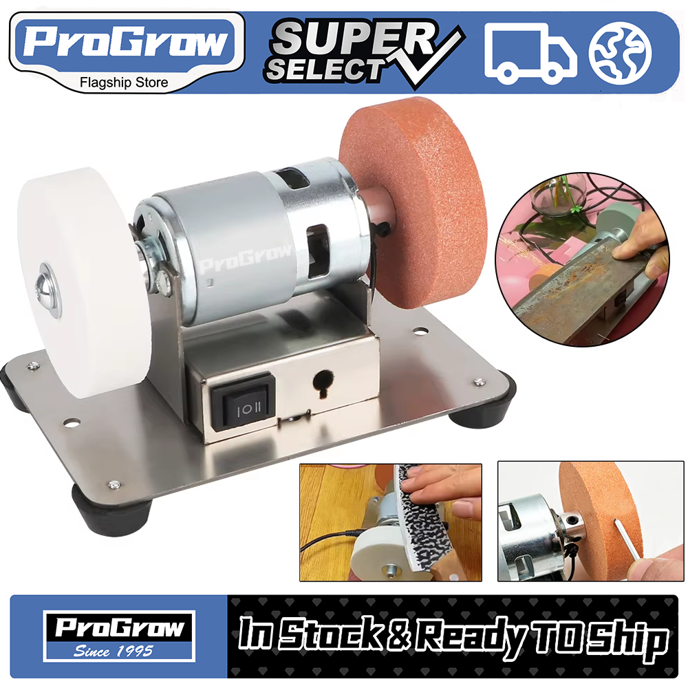 Mini Mesin Gerinda Meja Penggerindaan Kasar dan Halus dengan Roda Gerinda Ganda,Mesin Gerinda Duduk