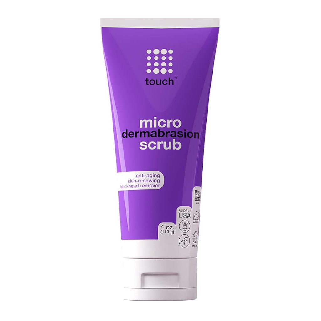 Microdermabrasion Facial Scrub and Face Exfoliator - Exfoliating Face Scrub Polish Cream with Dermat