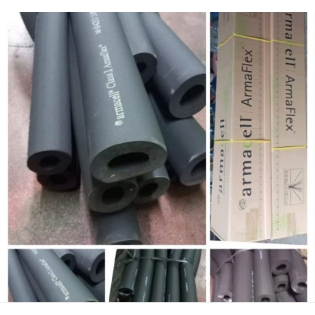 pipa isolasi / pipa armaflex ukuran 1 inch x tebel 25 mm/ pipa armaflex