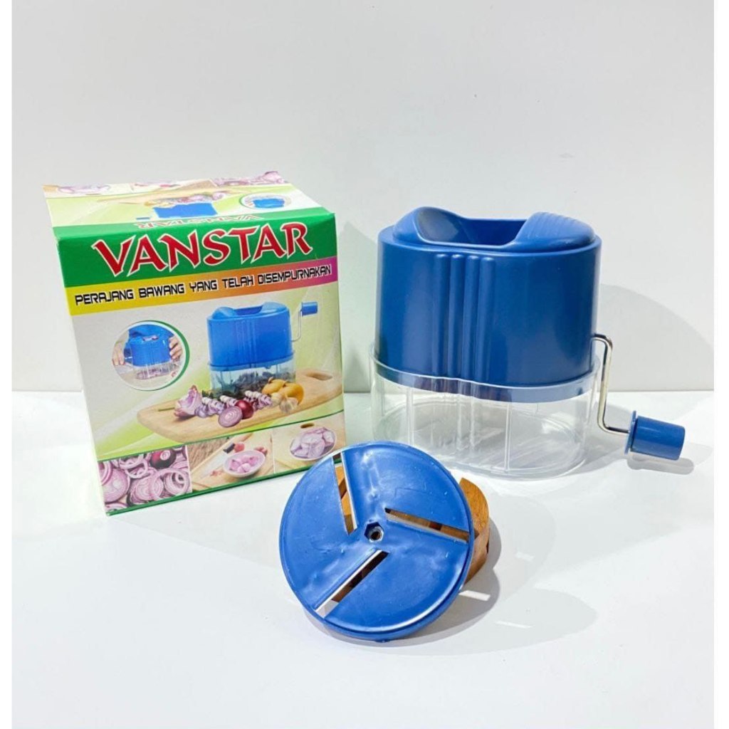Alat Perajangan / Pencacah Bawang Gilingan Putar Manual Vanstar / Alat Perajang Bawang Gilingan Manu