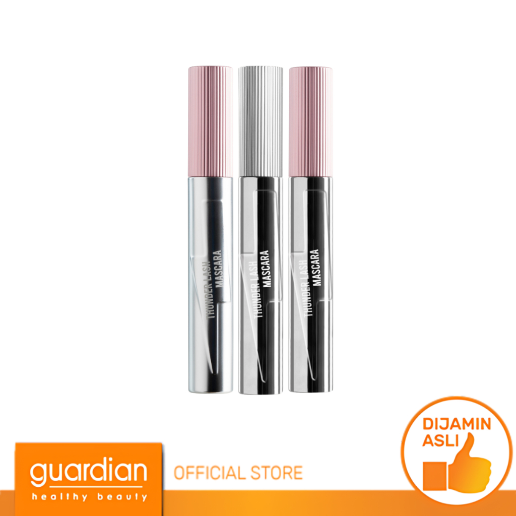 Rose All Day Thunder Lash Mascara - Waterproof, Anti-Smudge,Tahan Lama, Bulu Mata Lentik & Tebal Sep